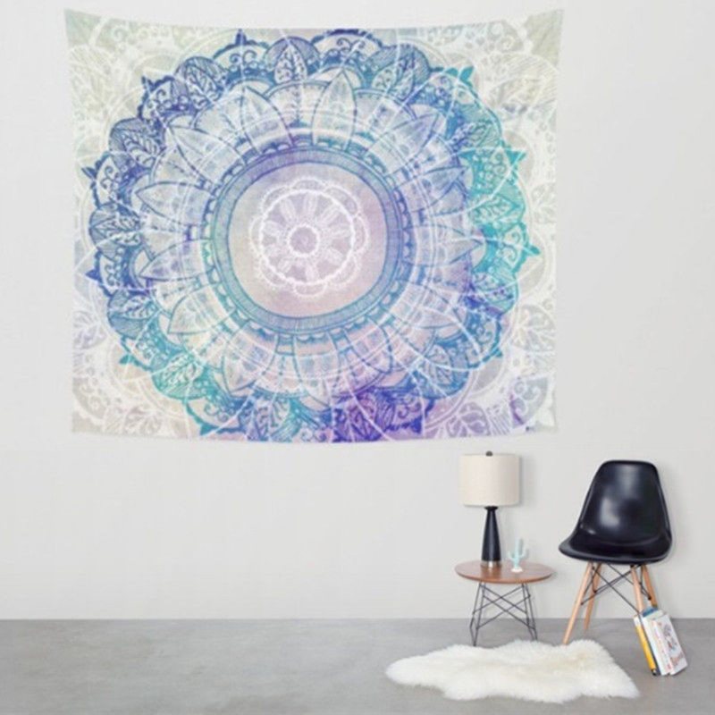 Indyjski Czeski Mandala Gobelin Ścienny Wiszący Koc Okładka Ścienna Narzuty Home Decor