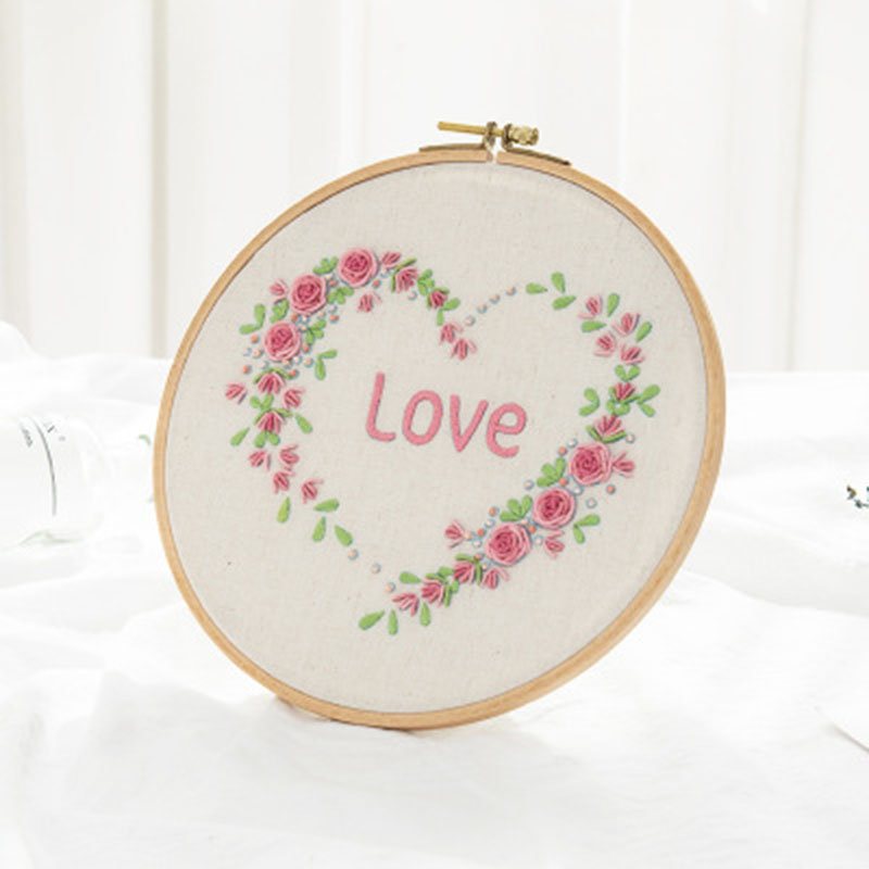 Lover Heart Printed Diy Europejskie Zestawy Do Haftu Ręcznie Robiony Zestaw Do Szycia Dla Początkujących