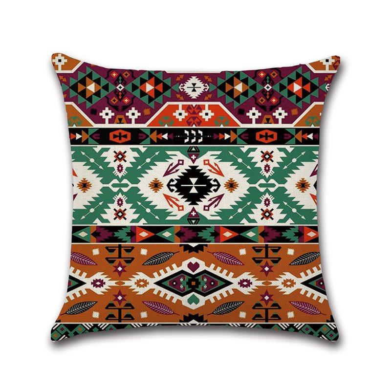 Mandala Indyjska Czeska Bawełniana Lniana Poszewka Na Poduszkę Home Decor Kwadratowa Na