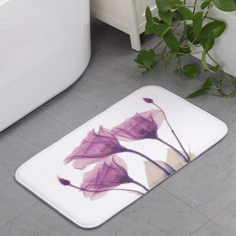 Memory Foam Chronic Rebound Printing Lotus Chłonna Mata Antypoślizgowa Dywan Podłogowy Do Pokoju Dziecięcego W Domu