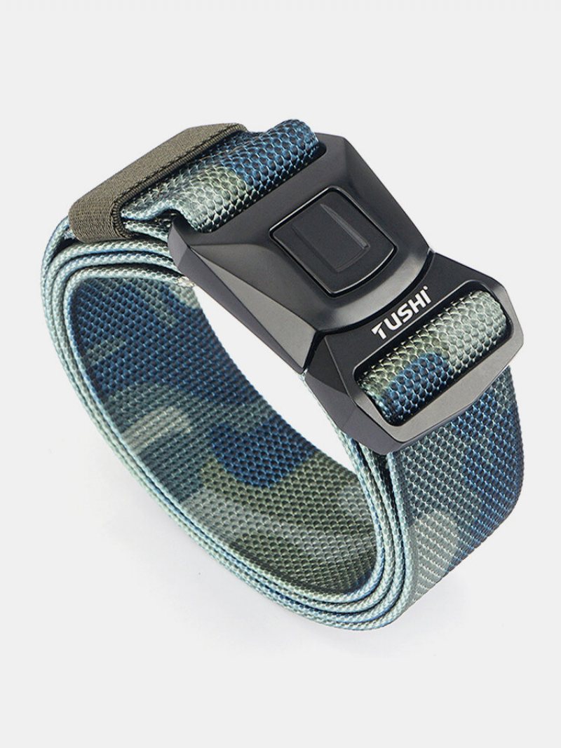 Męski Nylonowy 125 cm Klamra Quick Release Safety Outdoor Camo Tactical Training Belt