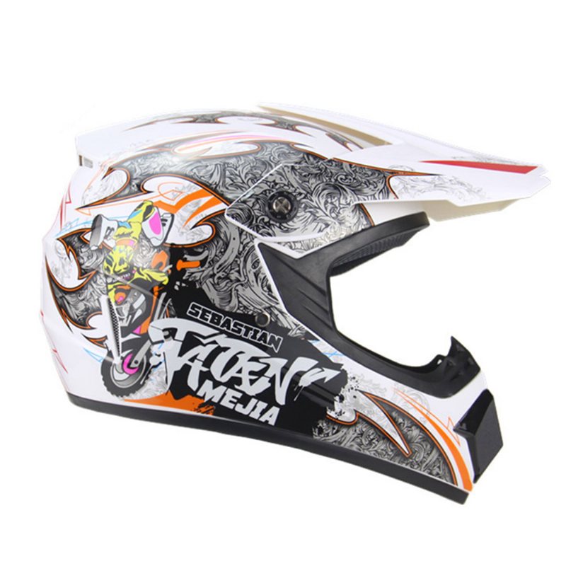 Kask Silnikowy Rower Górski Bezpieczne Nakrycie Głowy Materiał Abs Anti-fall Pirate Skull Pattern Nakrycia Dla Kobiet Mężczyzn Czapka Jeździecka Przeciwciśnieniowy Lekki