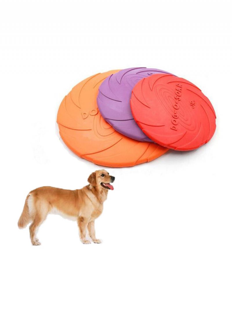 18 cm Pet Dog Gumowy Pływający Latający Dysk Produkty Dla Zwierzaka Domowego Dog Bite Training Soft