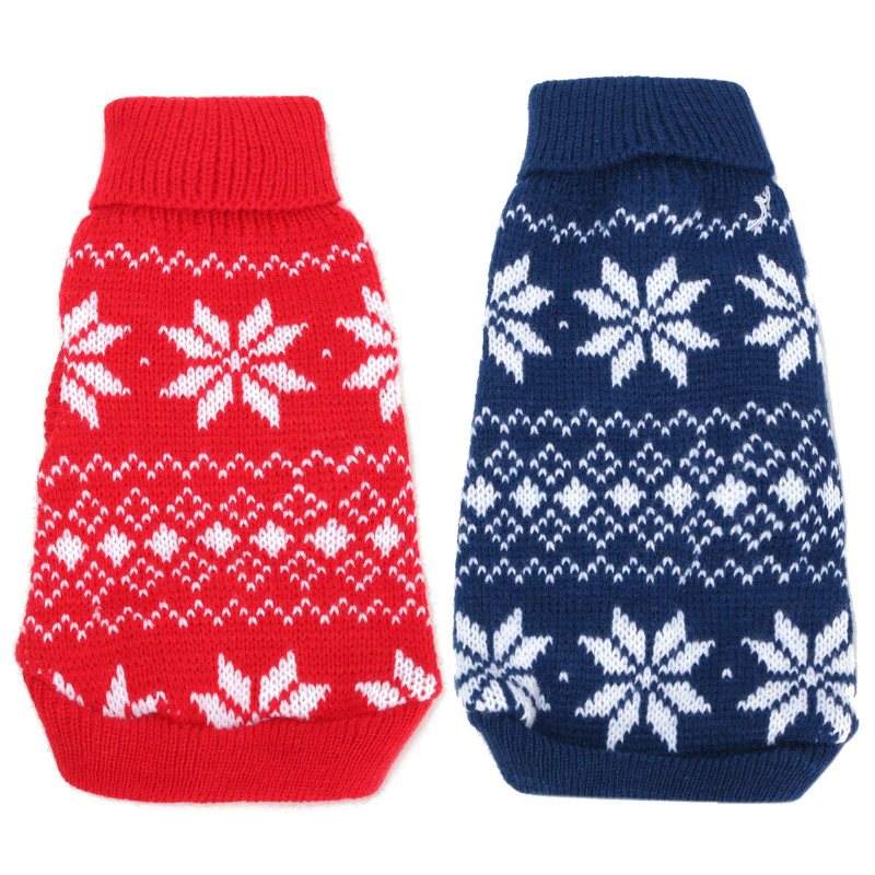 2 Kolory Knitting Pet Sweter Kamizelka Pies Kot Ciepły Odzież