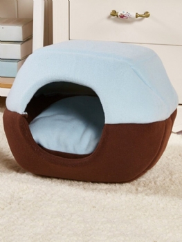 2 W 1 Cat Dog Cave Bed Zmywalne Łóżko Dla Zwierząt Miękki Namiot Dla Domowych