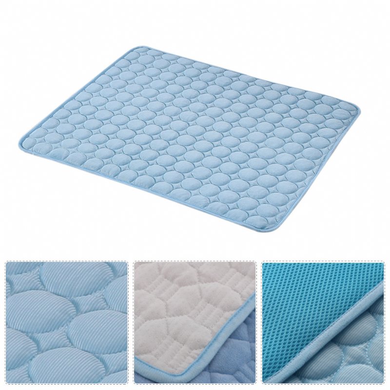 3 Kolory Lodowy Jedwab Pet Letnia Mata Chłodząca Pies Kot Summer Ice Cool Mat Pad