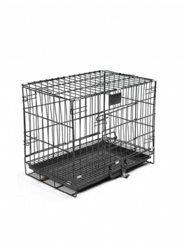 46 * 30 * 37 cm Klatka Dla Psa Puppy Crate Cage Kojec Składany Metalowy Do Treningu Taca