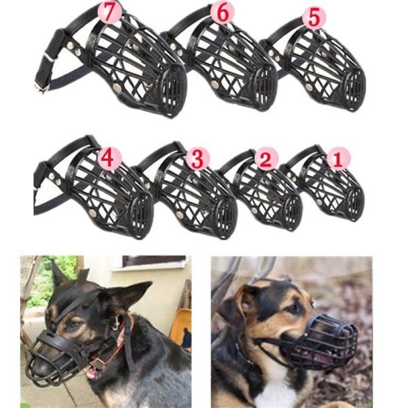 7 Rozmiarów Do Wyboru Regulowany Pet Dog No Bark Bite Nylon Basket Kaganiec Dog Training Mouth Mask