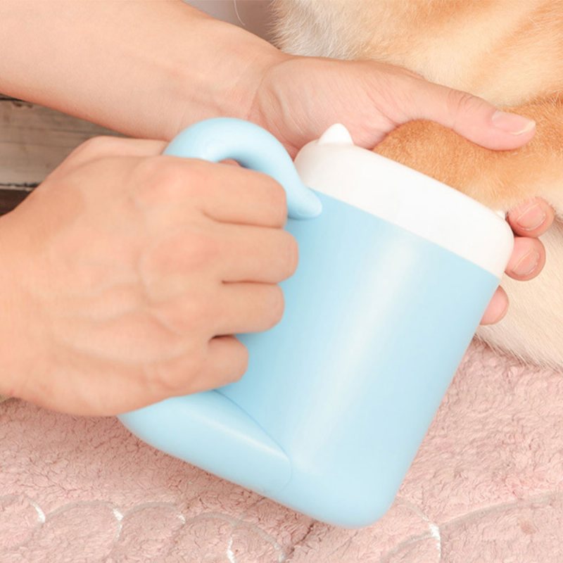 Automatyczny Plastikowy Kubek Do Mycia Stóp Dla Teddy Cat Portable Dog Foot Soft Washer Cleaner