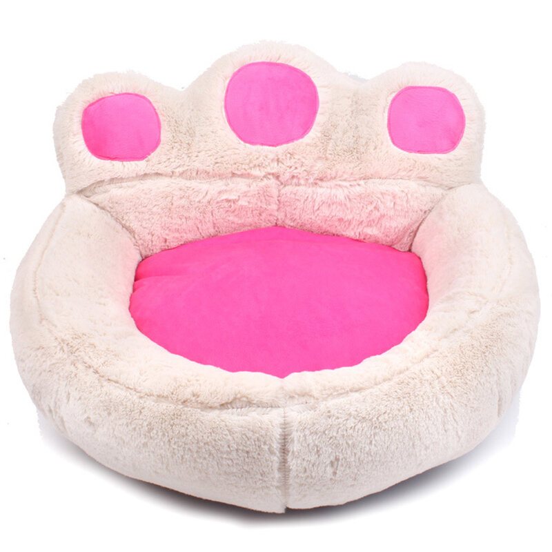 Bear Paw Winter Warm Soft Pet Dog Cat Kennel Pet Bed Mat