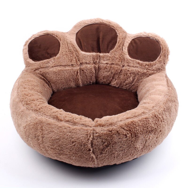 Bear Paw Winter Warm Soft Pet Dog Cat Kennel Pet Bed Mat