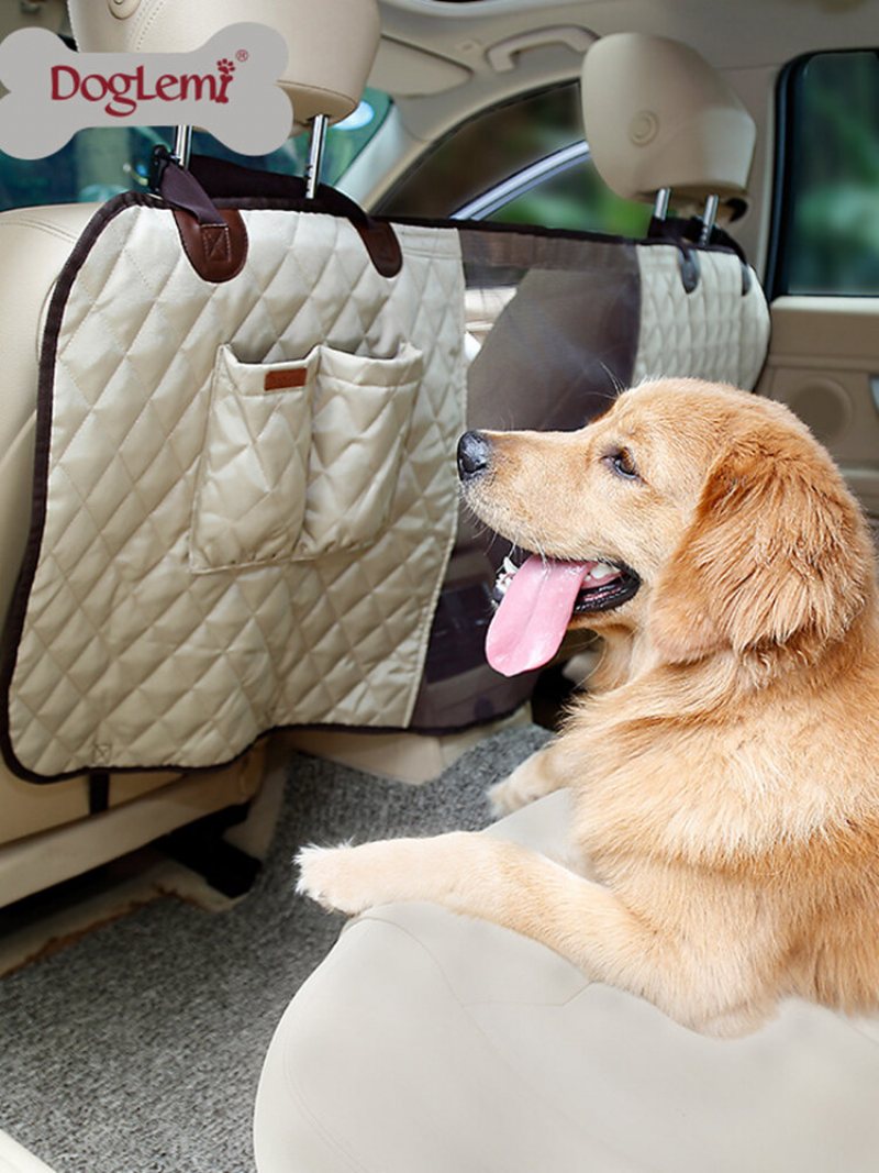 Doglemi Luxury Pet Bariera Bezpieczeństwa Na Tylnym Siedzeniu Dog Cat Travel Safety Net