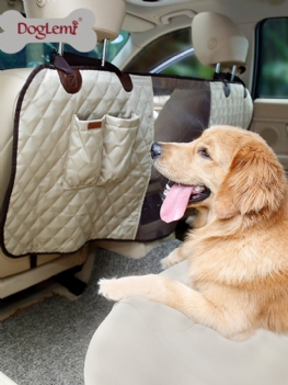 Doglemi Luxury Pet Bariera Bezpieczeństwa Na Tylnym Siedzeniu Dog Cat Travel Safety Net