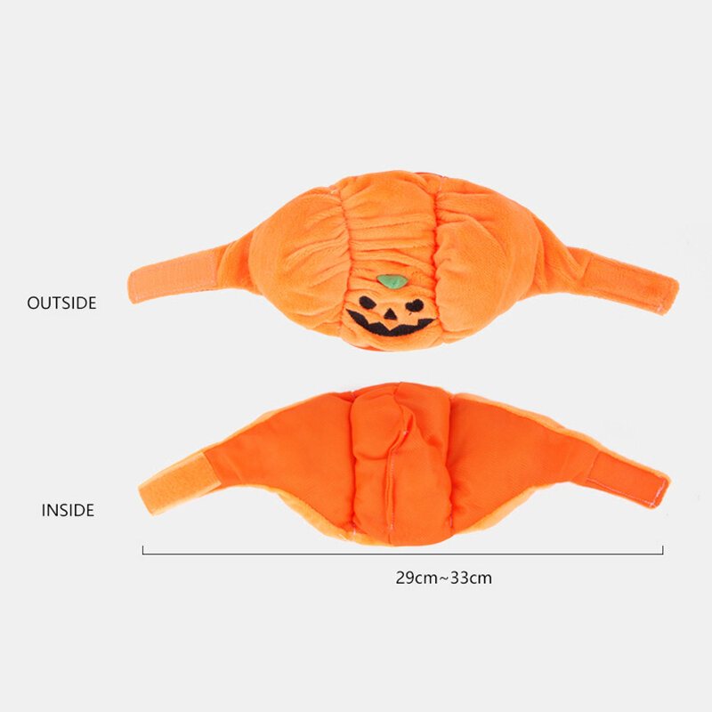 Pet Halloween Pumpkin Hat Teddy Dress Up Dog Cat Party Akcesoria