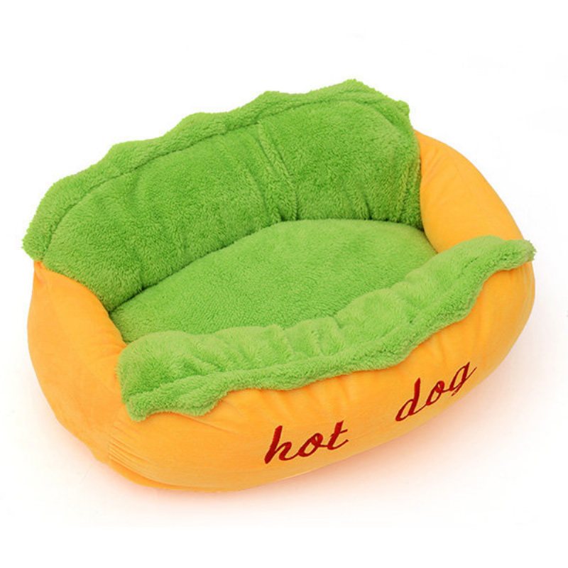 Pet Sandwich Bread Shape Pad Bed Pad Puppy Resist Dirty And Bit Mat Symulacja S L Size