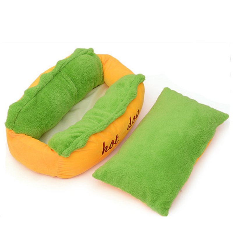 Pet Sandwich Bread Shape Pad Bed Pad Puppy Resist Dirty And Bit Mat Symulacja S L Size