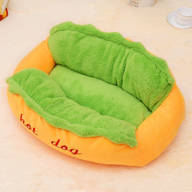 Pet Sandwich Bread Shape Pad Bed Pad Puppy Resist Dirty And Bit Mat Symulacja S L Size