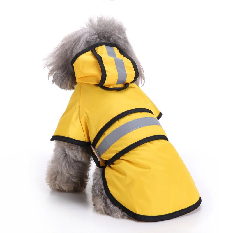 Płaszcz Przeciwdeszczowy Fashion Pet Rainy Days Slicker Żółty