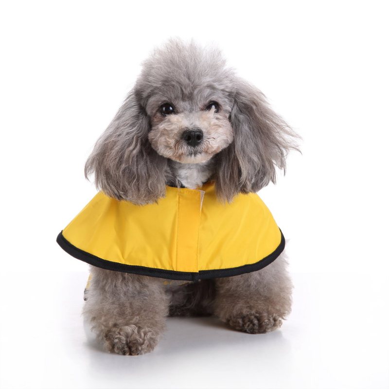 Płaszcz Przeciwdeszczowy Fashion Pet Rainy Days Slicker Żółty