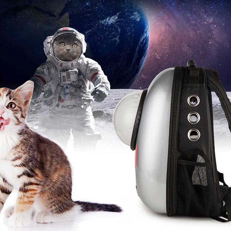 Space Cover Pet Plecak Dla Kota Oddychający Akryl Pc Pack-worek Wygodna Torba